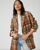 Mari Plaid Blazer 